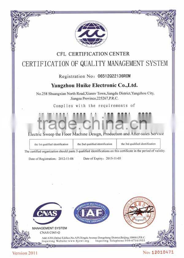 Open air use mechanical road sweeper for sale