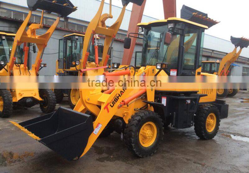 Luxury cab wheel loader for industrial, backhoe type wheel loader with ce hot sale in the world