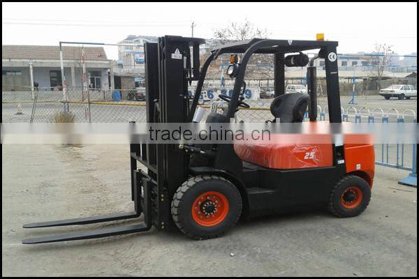 2 ton tcm forklift manual dealers with side shift fork and three meters mast