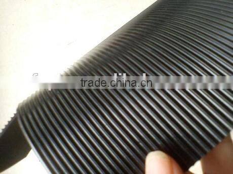 HOT anti slip wide fine ribbed mat sheet rubber