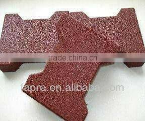 Pathway Rubber Paver/Rubber Paver Blocks/Paver Pad Rubber/Recycled Rubber Paver Tile