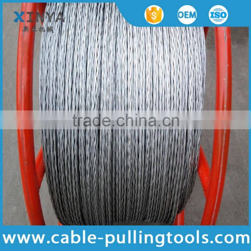 Pulling Rope Galvanized Anti Twisting Braided Steel Wire Rope