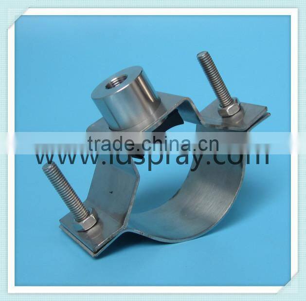 Pipe install split-eyelet connector