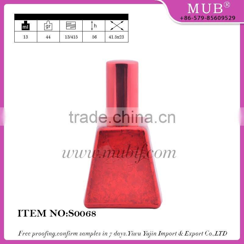 S0063 mini screw sprayer bottle glass bottle aluminum perfume bottle wholesale