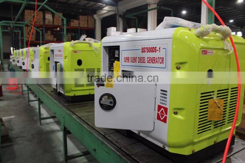 Model SS7500DS-1 5.5KW Super Silent Diesel Generator