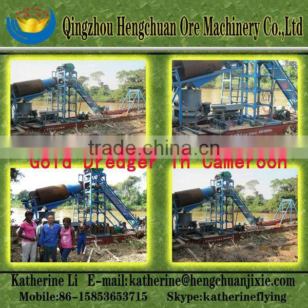 Bucket Wheel Gold Dredging Machine