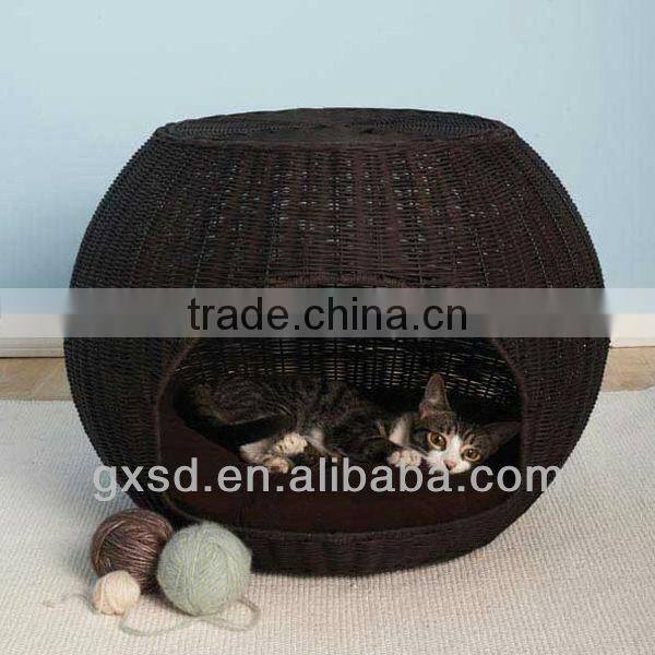 S&D handmade lovely rattan pet bed