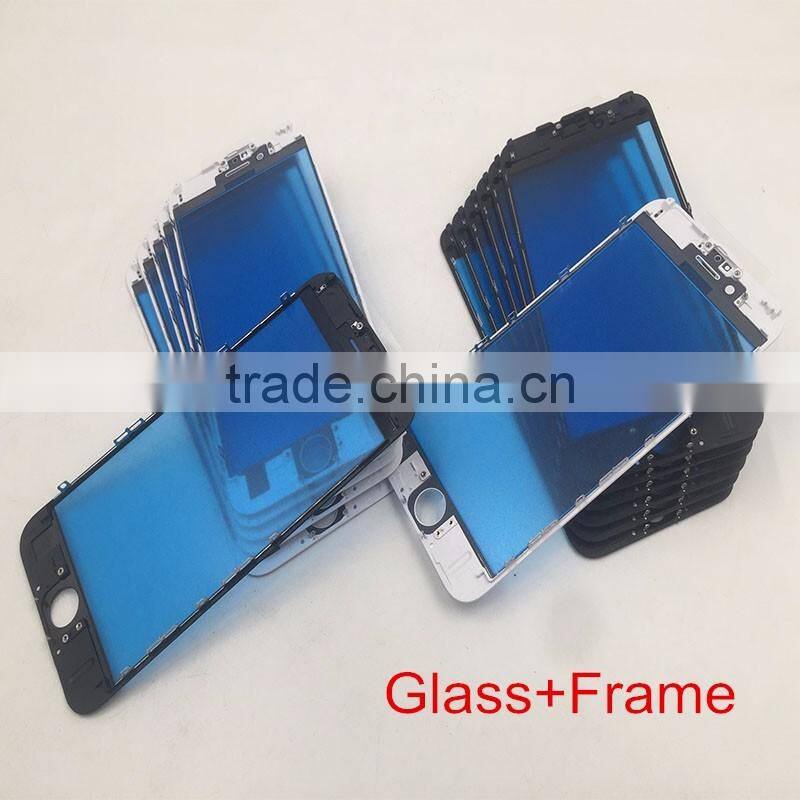 for iPhone 6S Glass Lens Screen and Bezel Frame New Products 2017 black and white on Sale