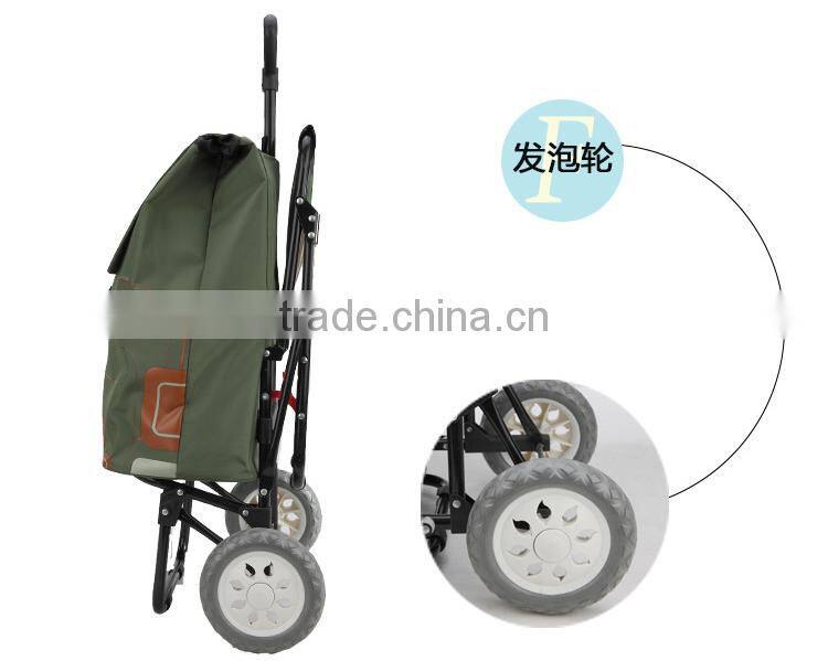BAG00112 Telescopic Handle Shopping Carts with Seat