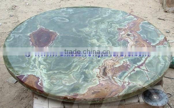 Wholesale high quanlity DARK GREEN ONYX TABLE TOPS COLLECTION