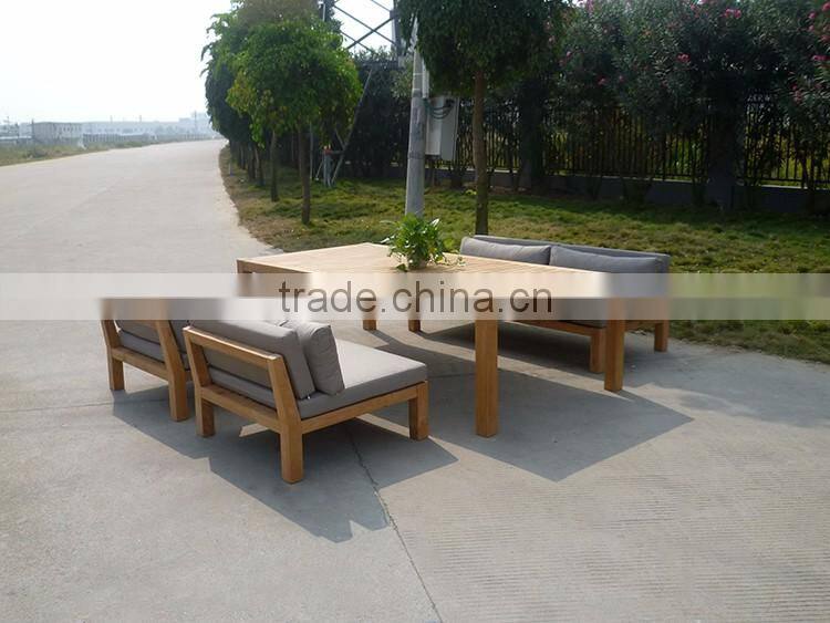 Outdoor Furniture Wood Coffee Table Set