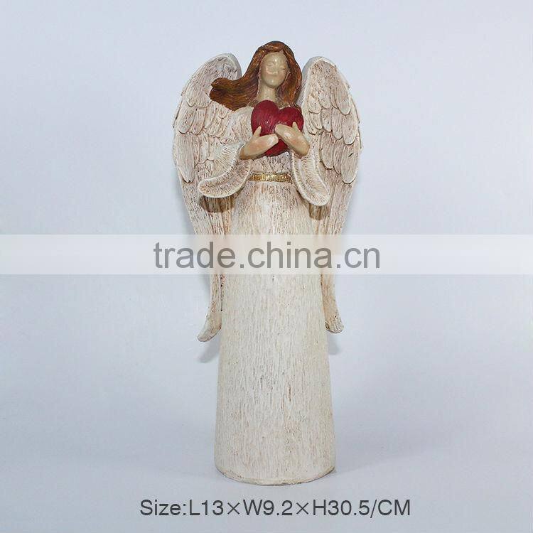 Polyresin religious angel figurine