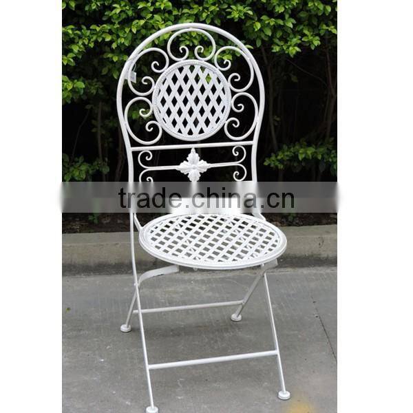 Set 3 Metal Vintage Bistro Set Outdoor Furniture