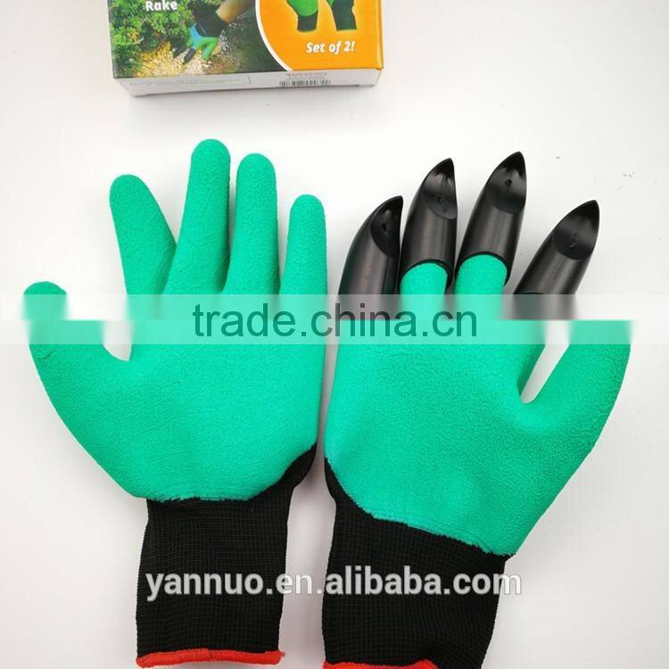 Garden Genie Gloves WIth Claws, Labor Protection Digging Gloves
