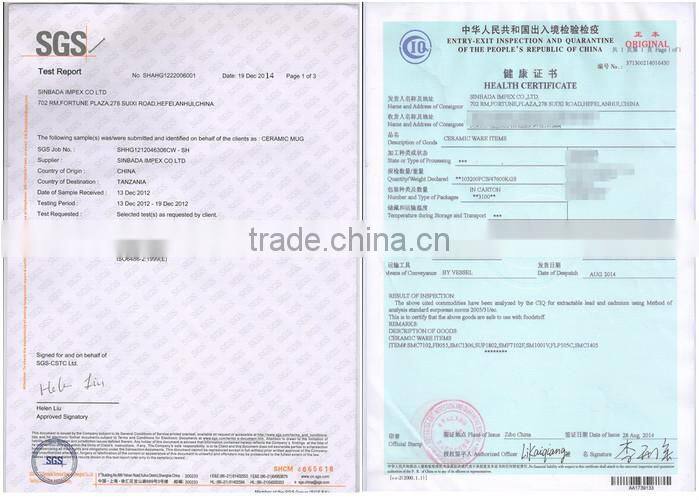 fine porcelain mug with beautiful decal