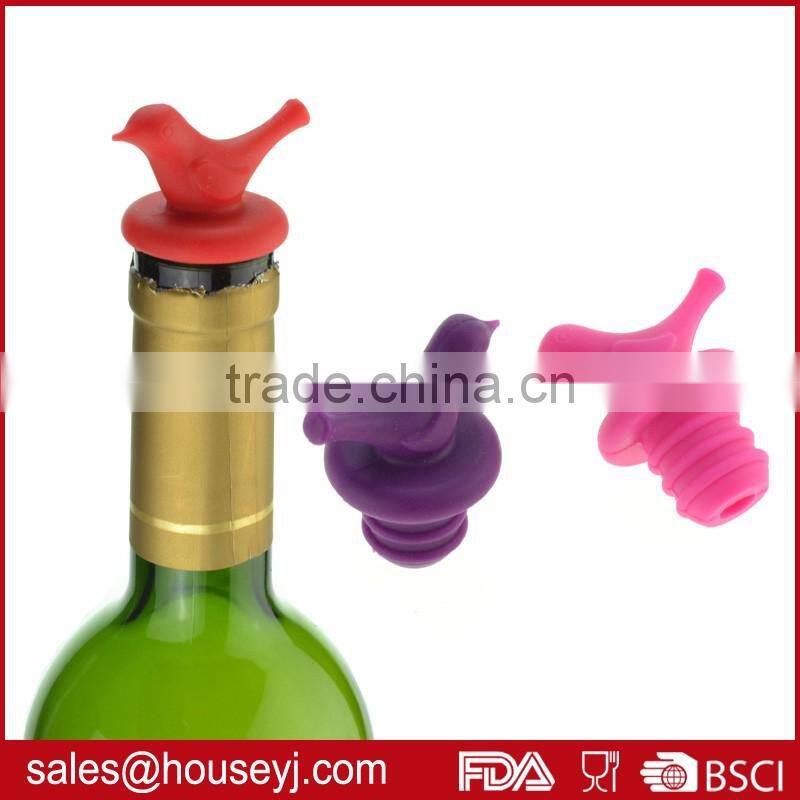 Little Bird Wine Bottle Stopper silicon bottle stopper