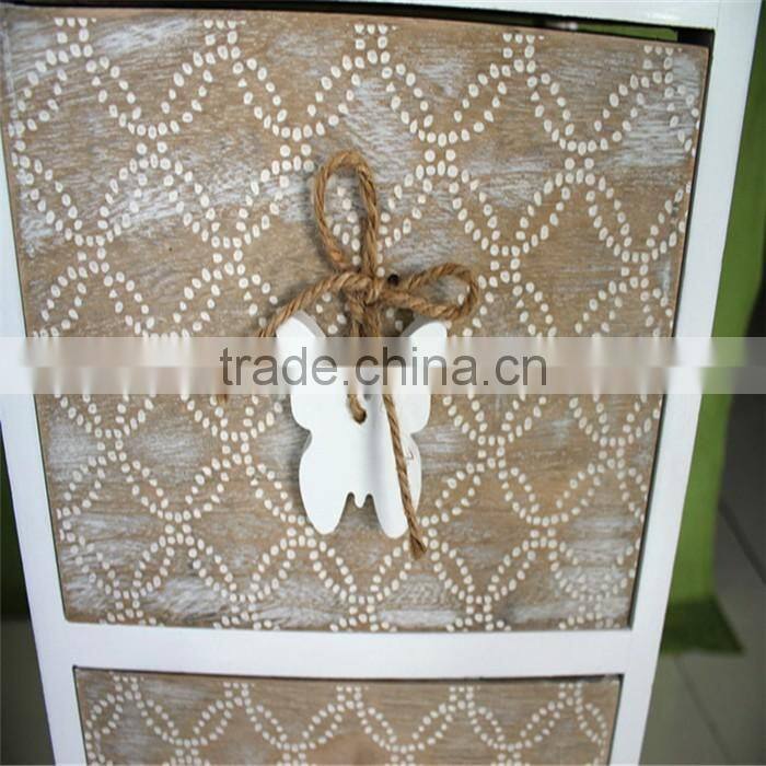 Unfinished multi-function wood ambry for four hole