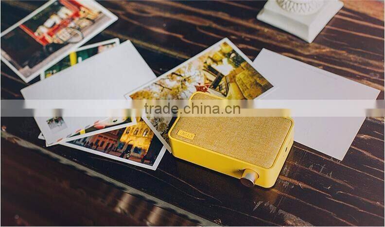 Fashion design Mini Canvas Wireless Bluetooth speaker box