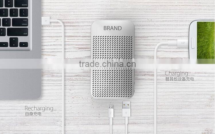 Multi-function mobile power Portable Speaker Super-thin safe polymer batteries Bluetooth stereo mini charging treasure Speaker