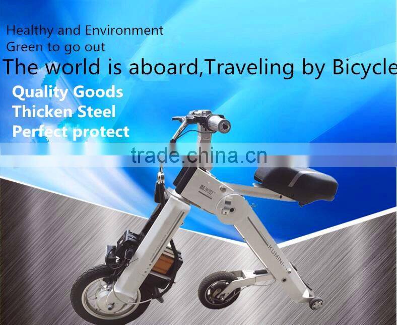 Mini electric foldable bike, Super cool apperance ebike, Hot sell Scooter with shock mitigation system for adult