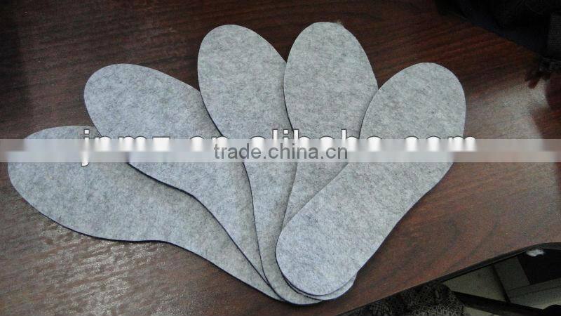 wool felt insole sheep wool insole heated insoles
