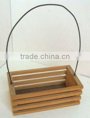 wholesale special simple wooden water bucket