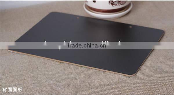 Decorative Wooden Message Boards Double Side Wooden Memo Blackboard Writing Board Coffee Shop Message Board 21 * 30 cm