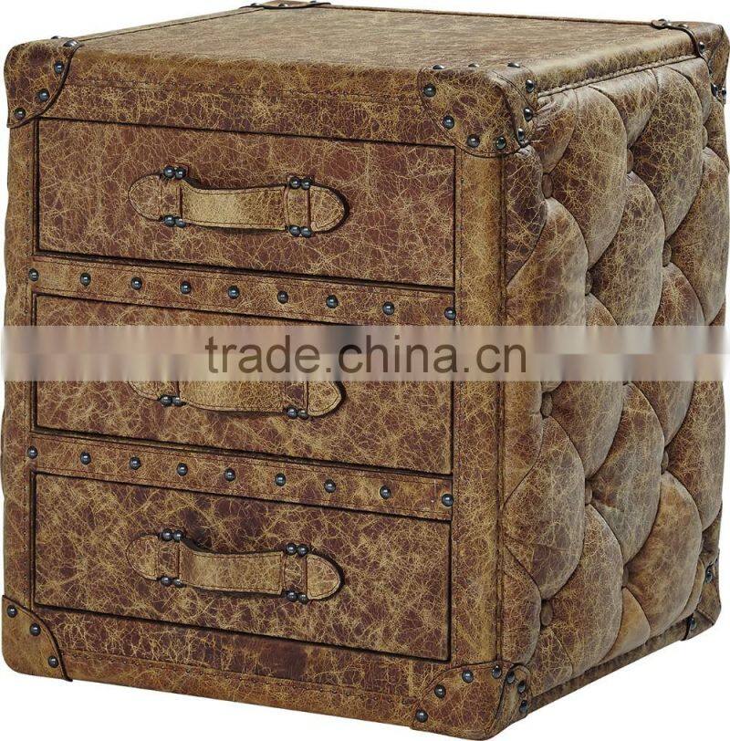 Europe style antique retro trunk living room T975#