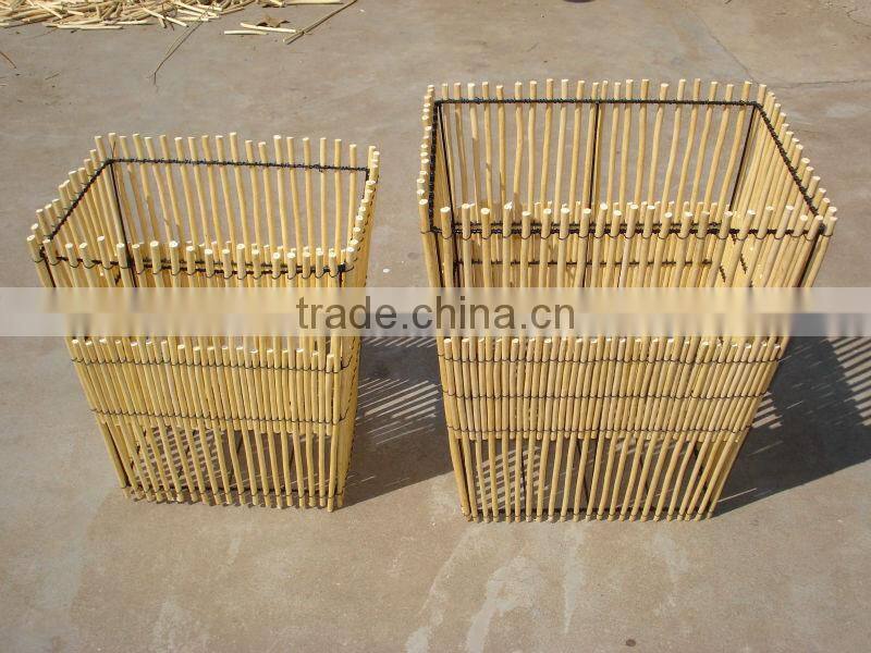 elegant pure manual wicker storage baskets/3 with liner