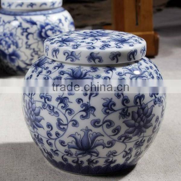 Chinese Ceramic Material funeral urn for creamation