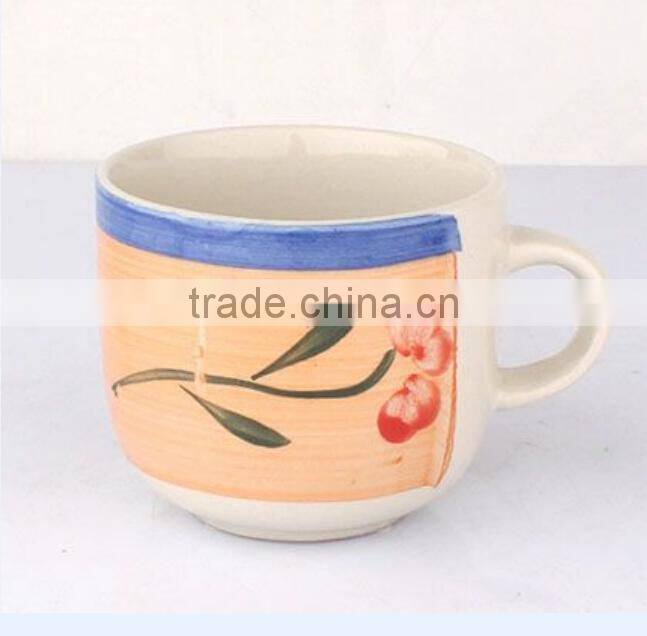 8.5cm Leisure Product Hand-painted Ceramic Tea Mug