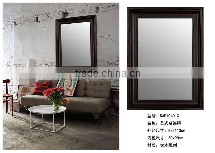 Hand Carved Decorative Wood Mirror Frame Moulding