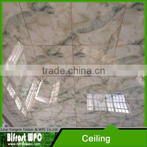 Fireproof interior decorative imitated marble pvc wall panel Bifrost brand