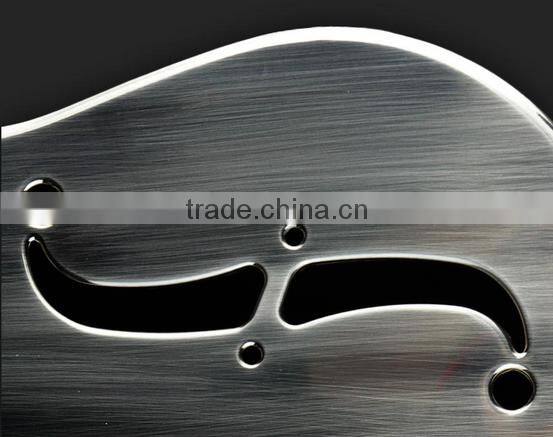 Metal body string musical instrument, single cone resonator guitar, 40'' Resophonic guitar