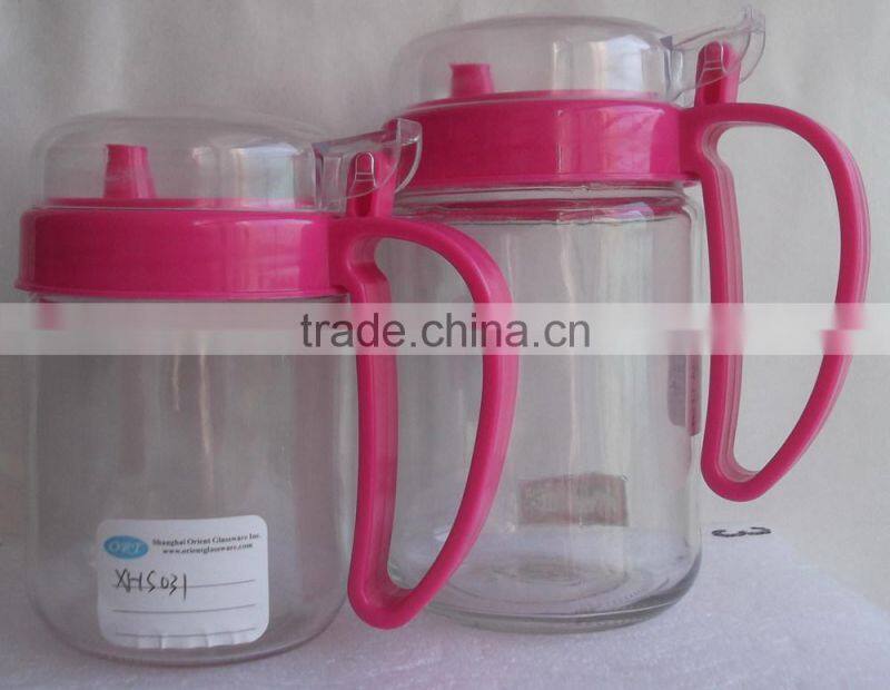 600ml 20oz glass soy jars vinegar oil bottle