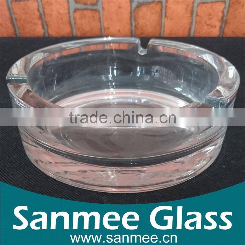 High Quality Classic Clear Office Windproof table ashtray