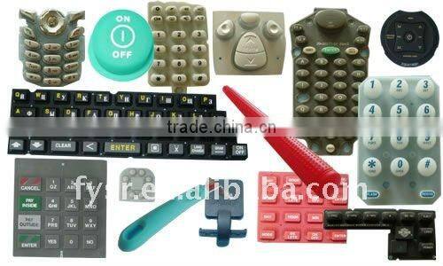 High Quality Customized silicone rubber keypad with carbon pills