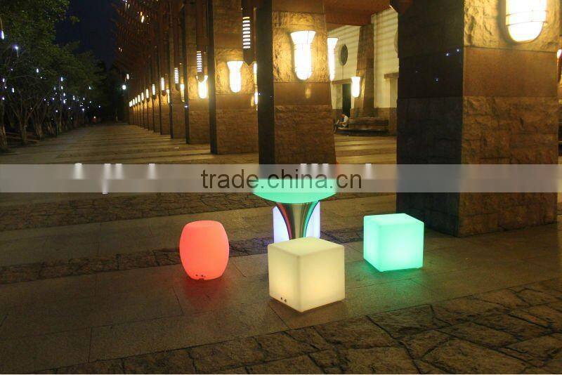 rechargeable colorful waterproof LED bar furniture table