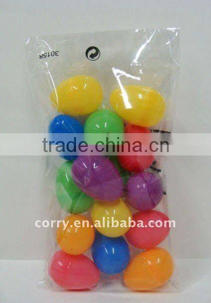 6PC Easter decorative colorful pearlized eggs