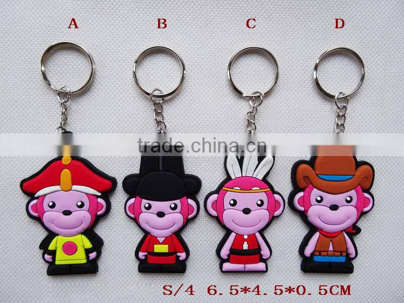 2016 russia monkey keychain for new year souvenir