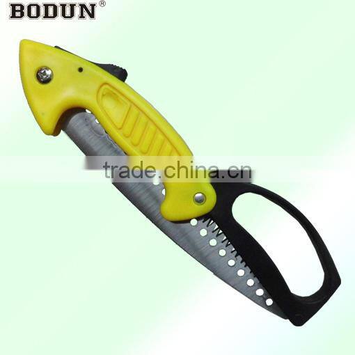B9014 New design yellow plastic handle folding saw&pruning saw&hand saw