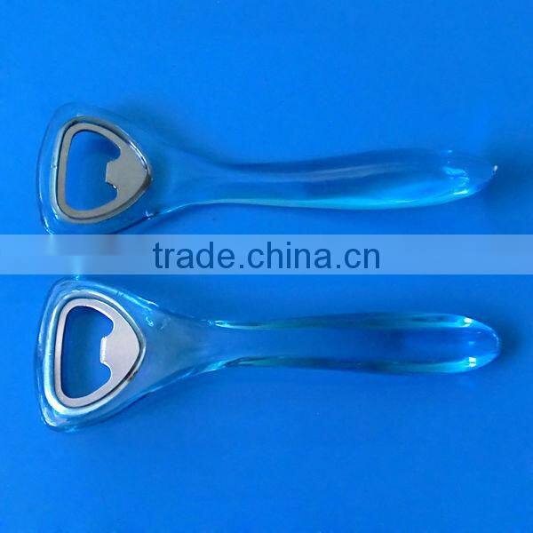 Stainless Steel Bottle Opener with Plastic Handle