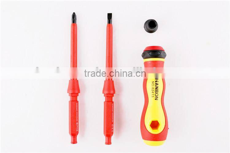 Professional multi-purpose insolution voltage screwdriver, insulated screwdriver