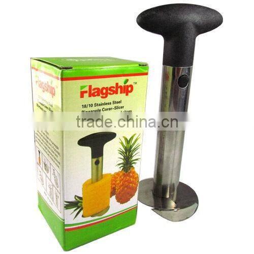 2016 New hot Stainless Steel Fruit Pineapple Peeler Corer Slicer Cutter