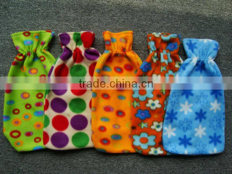 2016 The best quality long plush hot water bottle cover