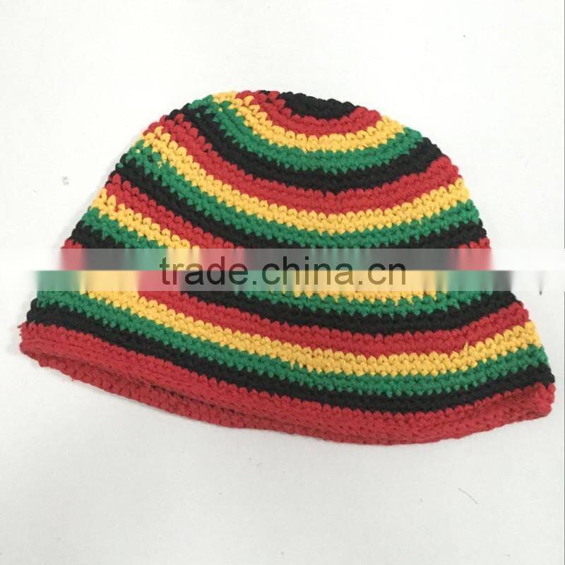 Hand Knit Custom Hat Printed Colorful Winter Knitted Hat
