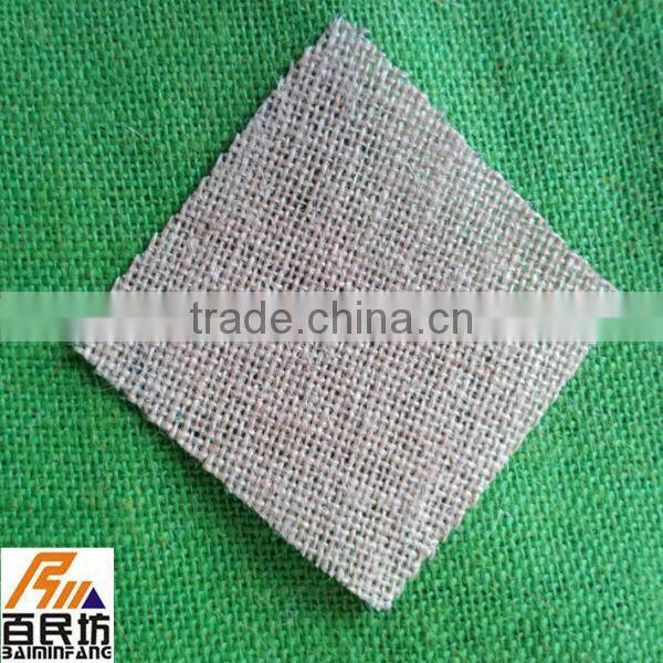 customized burlap 100% jute fiber packed in rolls