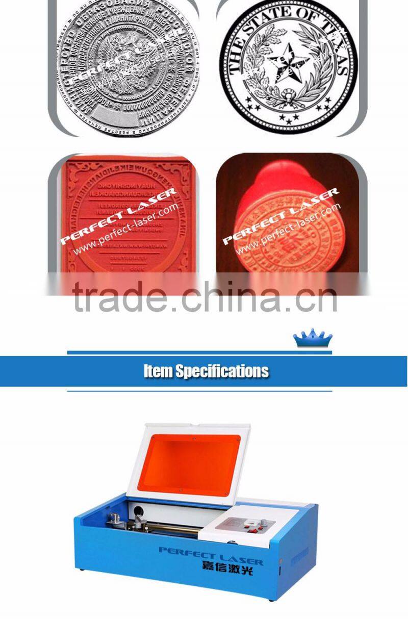 Perfect Laser PEDK-40B Desktop Mini Stamp Laser Engraving Machine