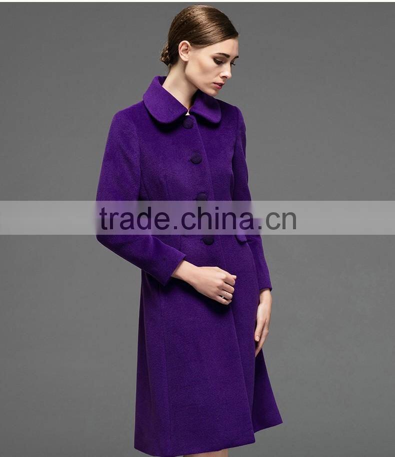 Made To Measure Women's Warm Winter Wool Overcoat Long Coat Fashion Outwear