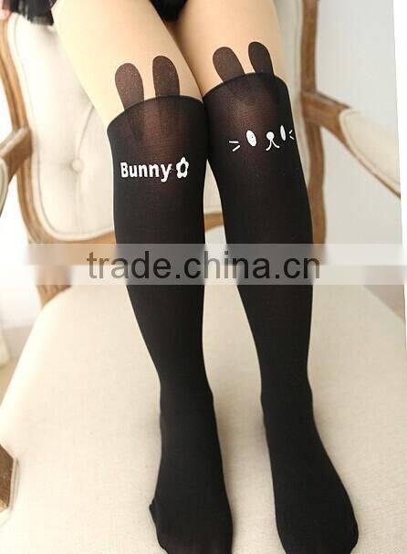 Baby cartoon tights pants cotton thickening pantyhose winter pantyhose tights